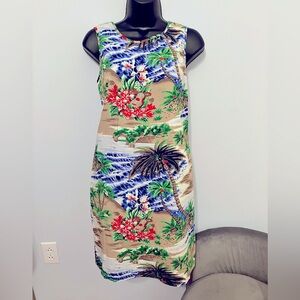 Talbots Casual Tropical Sheath Dress Size 6P NWT